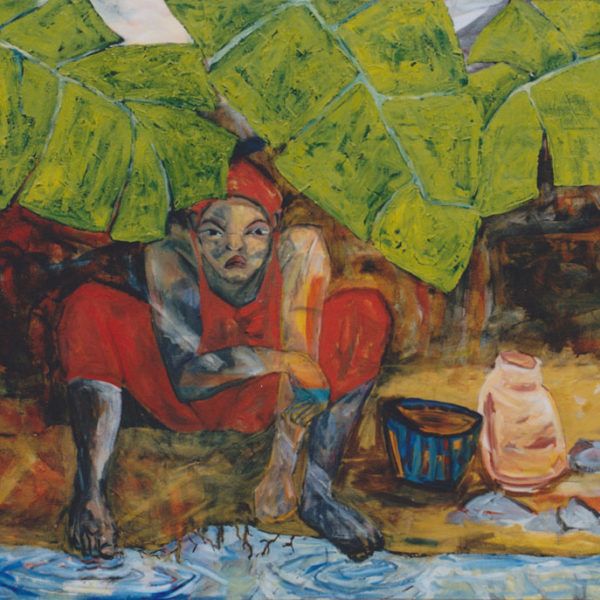 Jungle Girl, 1998, Oil on canvas, 50”x36”